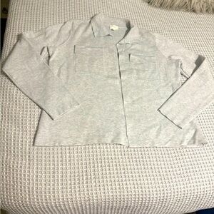 Cyrus Light Gray Knit Top